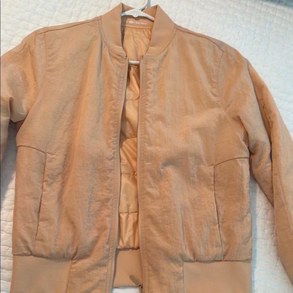 Tan Bomber Jacket